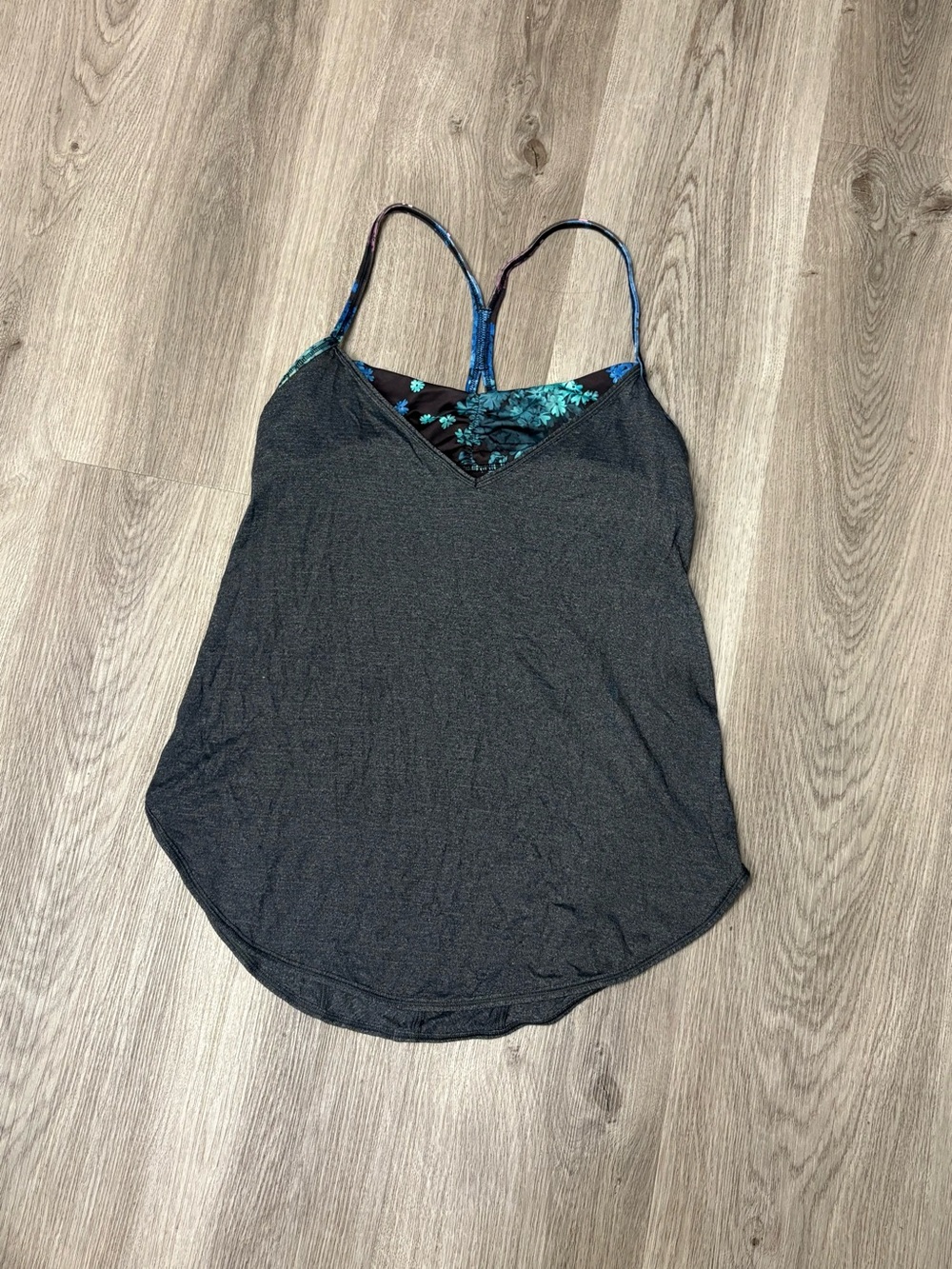 Lululemon Women's Cami Top w/ Floral Built in Bra